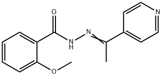 2-methoxy-N'-[1-(4-pyridinyl)ethylidene]benzohydrazide Structure