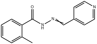 2-methyl-N'-(4-pyridinylmethylene)benzohydrazide Structure