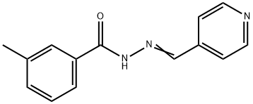 3-methyl-N'-(4-pyridinylmethylene)benzohydrazide Structure