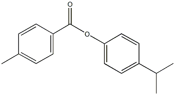 4-isopropylphenyl 4-methylbenzoate Structure