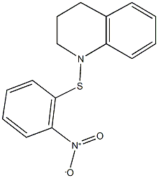 1-({2-nitrophenyl}sulfanyl)-1,2,3,4-tetrahydroquinoline 구조식 이미지