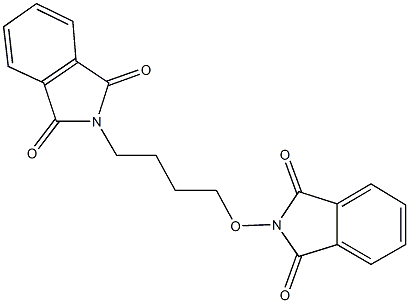 2-[4-(1,3-dioxo-1,3-dihydro-2H-isoindol-2-yl)butoxy]-1H-isoindole-1,3(2H)-dione 구조식 이미지