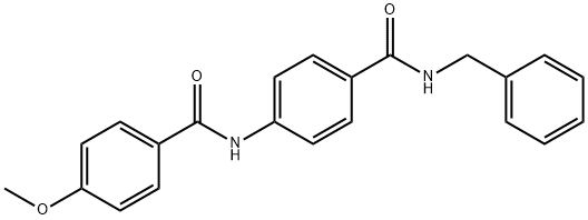 N-{4-[(benzylamino)carbonyl]phenyl}-4-methoxybenzamide Structure