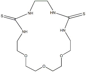 1,14,17-trioxa-4,6,9,11-tetraazacyclononadecane-5,10-dithione Structure