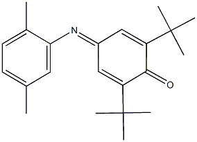 2,6-ditert-butyl-4-[(2,5-dimethylphenyl)imino]-2,5-cyclohexadien-1-one Structure