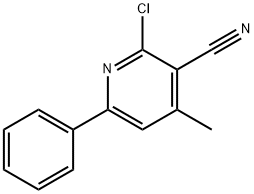 2-chloro-4-methyl-6-phenylnicotinonitrile 구조식 이미지