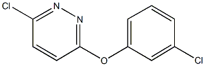 3-chloro-6-(3-chlorophenoxy)pyridazine 구조식 이미지