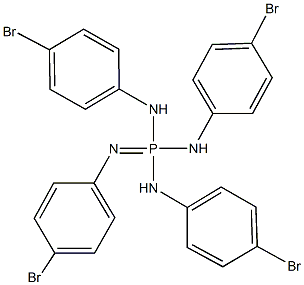 N,N',N'',N'''-terakis(4-bromophenyl)phosphorimidic triamide Structure