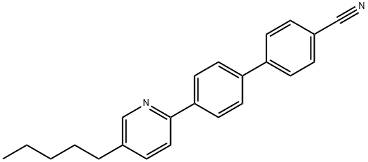 4'-(5-pentyl-2-pyridinyl)[1,1'-biphenyl]-4-carbonitrile 구조식 이미지