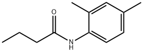 N-(2,4-dimethylphenyl)butanamide 구조식 이미지