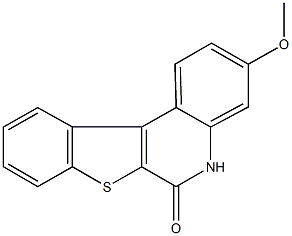 3-methoxy[1]benzothieno[2,3-c]quinolin-6(5H)-one 구조식 이미지