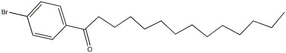 1-(4-bromophenyl)-1-tetradecanone Structure