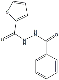 N'-benzoyl-2-thiophenecarbohydrazide 구조식 이미지