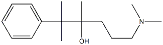 6-(dimethylamino)-2,3-dimethyl-2-phenyl-3-hexanol Structure