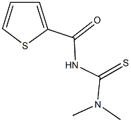 N,N-dimethyl-N'-(2-thienylcarbonyl)thiourea 구조식 이미지