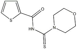 N-(4-morpholinylcarbothioyl)-2-thiophenecarboxamide 구조식 이미지