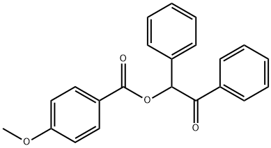 2-oxo-1,2-diphenylethyl 4-methoxybenzoate Structure