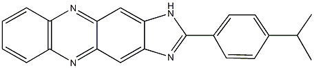 2-(4-isopropylphenyl)-1H-imidazo[4,5-b]phenazine Structure