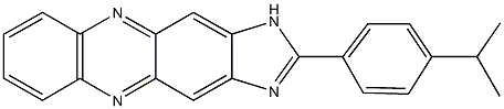 2-(4-isopropylphenyl)-1H-imidazo[4,5-b]phenazine 구조식 이미지