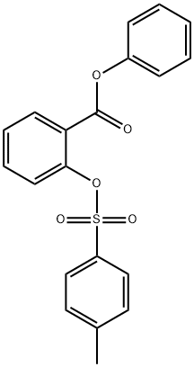 phenyl 2-{[(4-methylphenyl)sulfonyl]oxy}benzoate 구조식 이미지