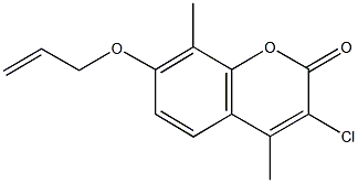 7-(allyloxy)-3-chloro-4,8-dimethyl-2H-chromen-2-one Structure