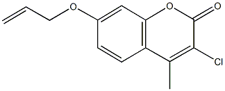 7-(allyloxy)-3-chloro-4-methyl-2H-chromen-2-one Structure