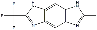 2-methyl-6-(trifluoromethyl)-1,7-dihydroimidazo[4,5-f]benzimidazole 구조식 이미지