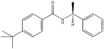 4-tert-butyl-N-(1-phenylethyl)benzamide Structure