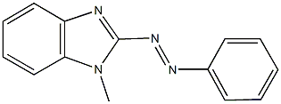 1-methyl-2-(phenyldiazenyl)-1H-benzimidazole Structure