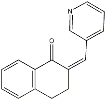 2-(3-pyridinylmethylene)-3,4-dihydro-1(2H)-naphthalenone Structure