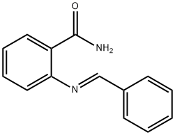 2-(benzylideneamino)benzamide 구조식 이미지