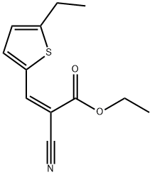 ethyl 2-cyano-3-(5-ethyl-2-thienyl)acrylate 구조식 이미지