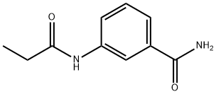 3-(propionylamino)benzamide 구조식 이미지