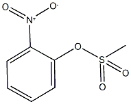 2-nitrophenyl methanesulfonate 구조식 이미지