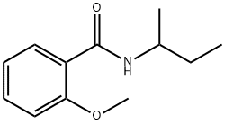 N-(sec-butyl)-2-methoxybenzamide 구조식 이미지