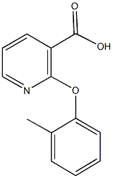 2-(2-methylphenoxy)nicotinic acid 구조식 이미지