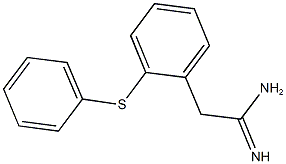 2-[2-(phenylsulfanyl)phenyl]ethanimidamide 구조식 이미지