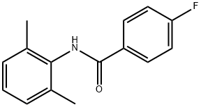 N-(2,6-dimethylphenyl)-4-fluorobenzamide 구조식 이미지