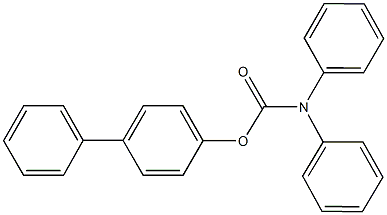 [1,1'-biphenyl]-4-yl diphenylcarbamate Structure