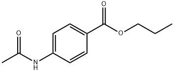 propyl 4-(acetylamino)benzoate Structure