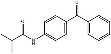 N-(4-benzoylphenyl)-2-methylpropanamide 구조식 이미지