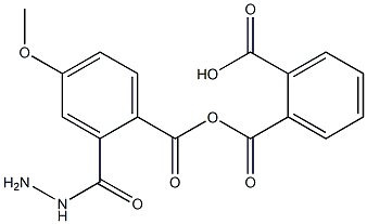 2-{[2-(4-methoxybenzoyl)hydrazino]carbonyl}benzoic acid Structure