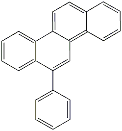 6-phenylchrysene 구조식 이미지