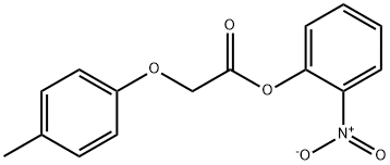 2-nitrophenyl (4-methylphenoxy)acetate Structure