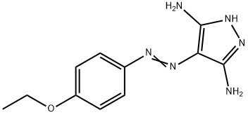 4-[(4-ethoxyphenyl)diazenyl]-1H-pyrazole-3,5-diamine 구조식 이미지