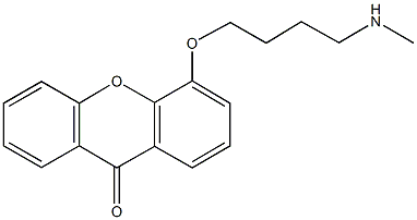 4-[4-(methylamino)butoxy]-9H-xanthen-9-one Structure