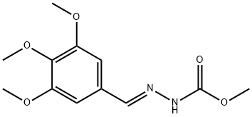 methyl 2-(3,4,5-trimethoxybenzylidene)hydrazinecarboxylate 구조식 이미지