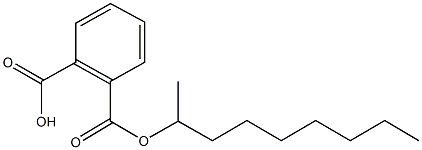 2-{[(1-methyloctyl)oxy]carbonyl}benzoic acid Structure