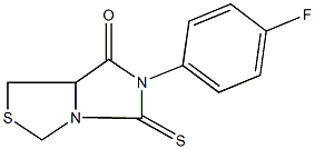 6-(4-fluorophenyl)-5-thioxotetrahydro-7H-imidazo[1,5-c][1,3]thiazol-7-one Structure