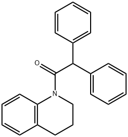 1-(diphenylacetyl)-1,2,3,4-tetrahydroquinoline Structure